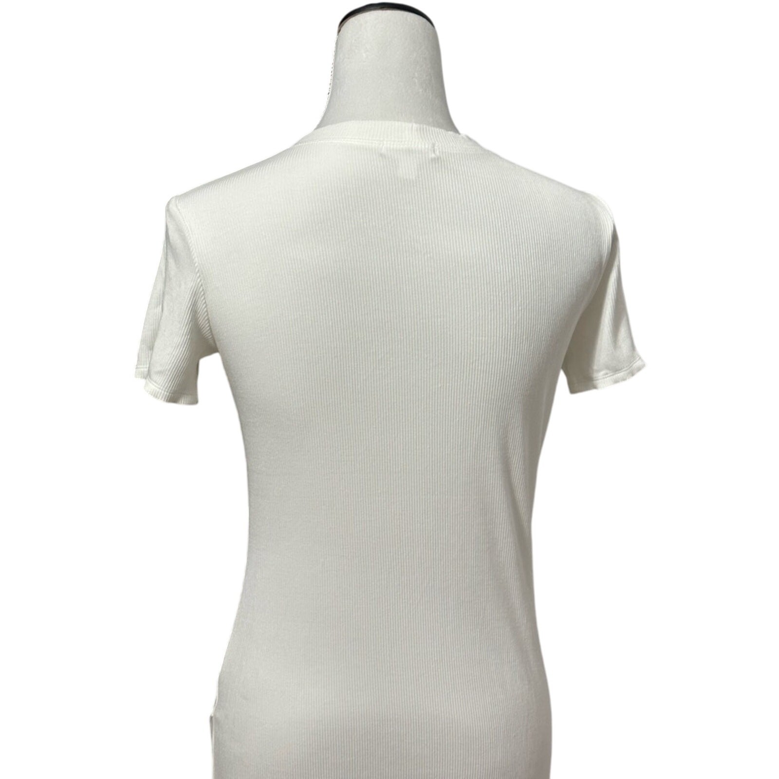BP. Sheath Dress Midi Length Stretchable Rayon Fabric Blend White Women’s M NWOT