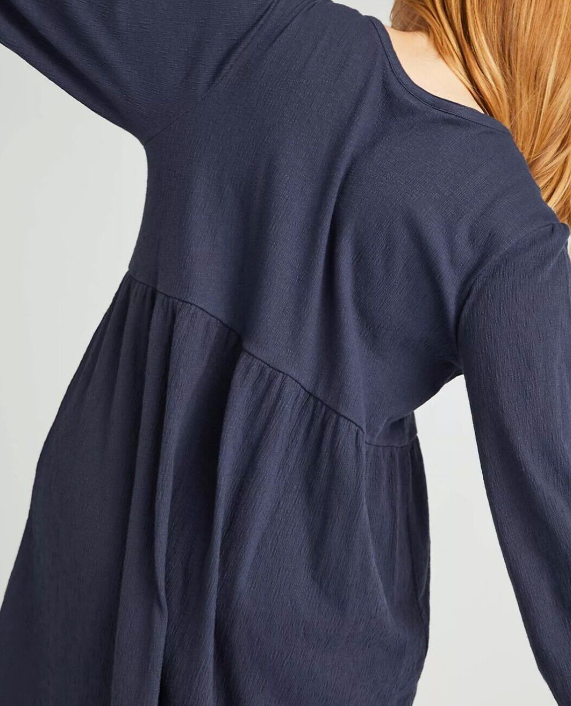 Richer Poorer Womens Black Size M Cloud Button Up Long Sleeve Shirt Dress Frock