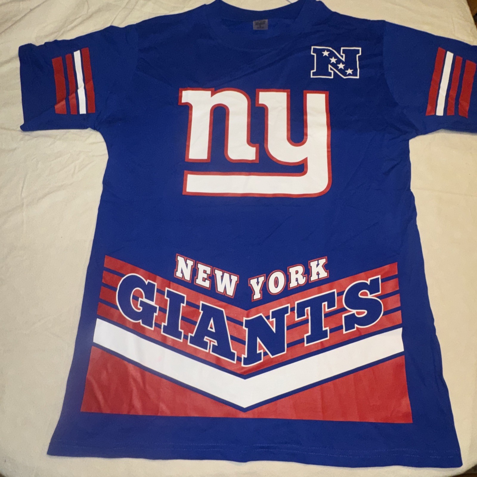 Woman’s Gameday Couture Royal NY Giants Perfect Score Vintage T-shirt Dress-L