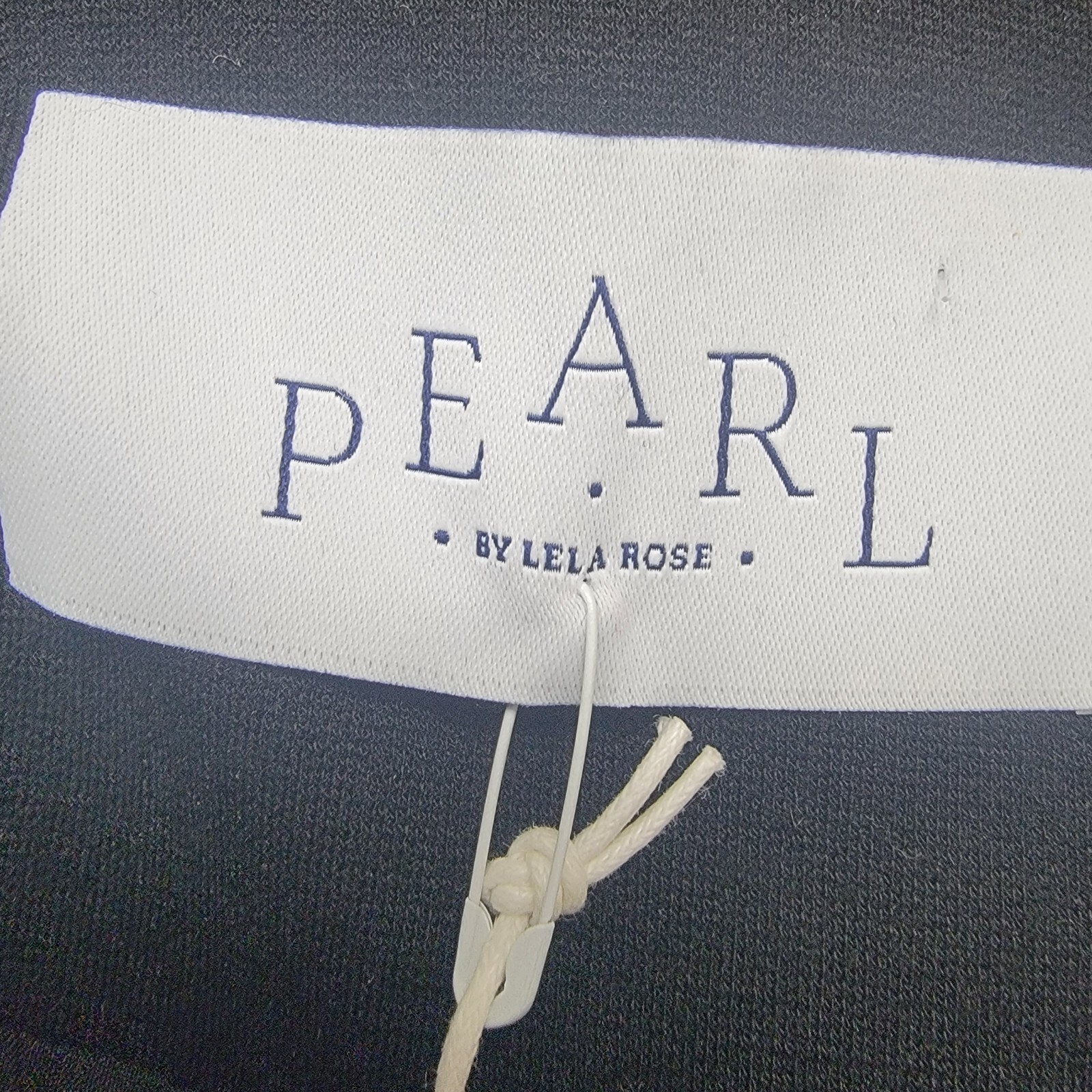 Pearl by Lela Rose Ponte Button Front Shift Dress 8 Black Sleeveless Pockets