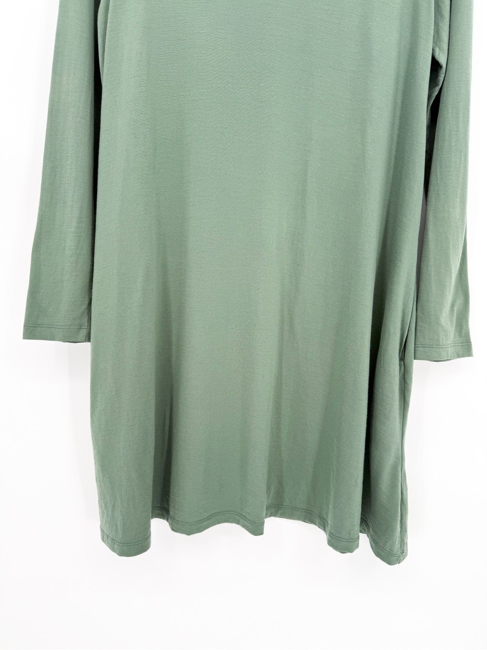 Wool& Women’s Large Rowena Merino Wool Swing Dress Sage Green