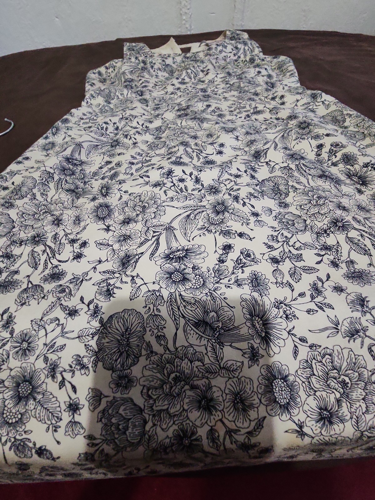 Forever 21..beautiful Print Dress. Black + Bone. stretch..cotton Blend. Sz. Xs.