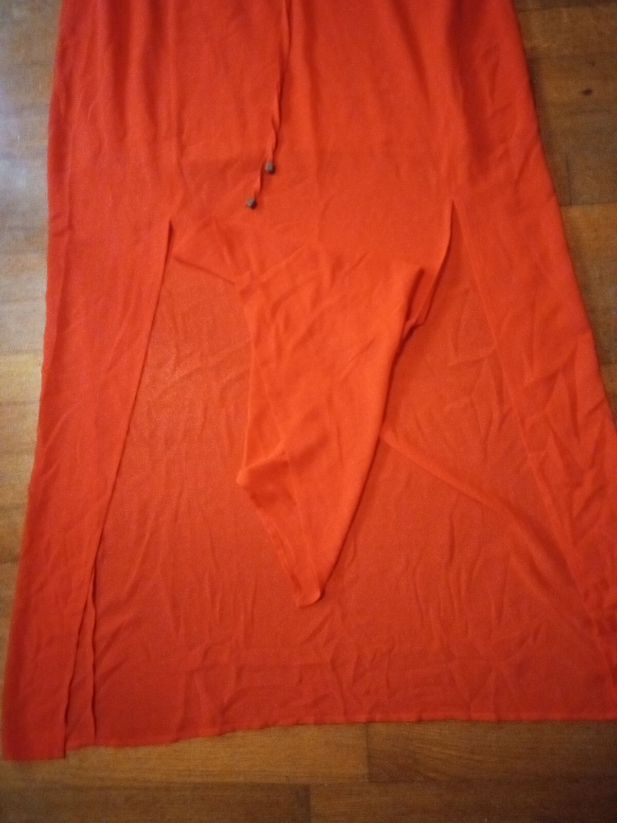 Forever 21 Small Full-length Dress Sleeveless Tie Behind The Neck T 15