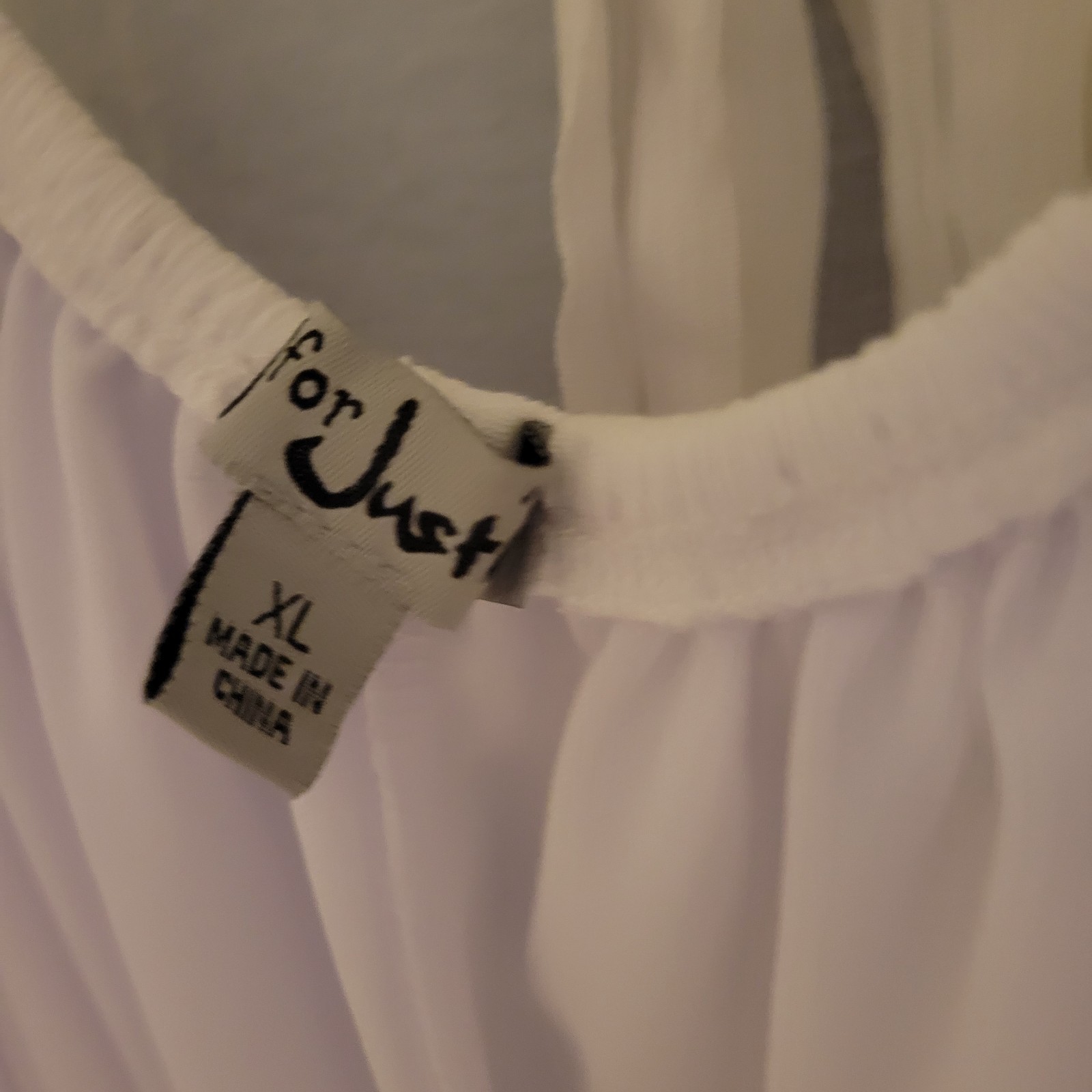 J for Justify Women’s White Embroidered Sundress Size XL