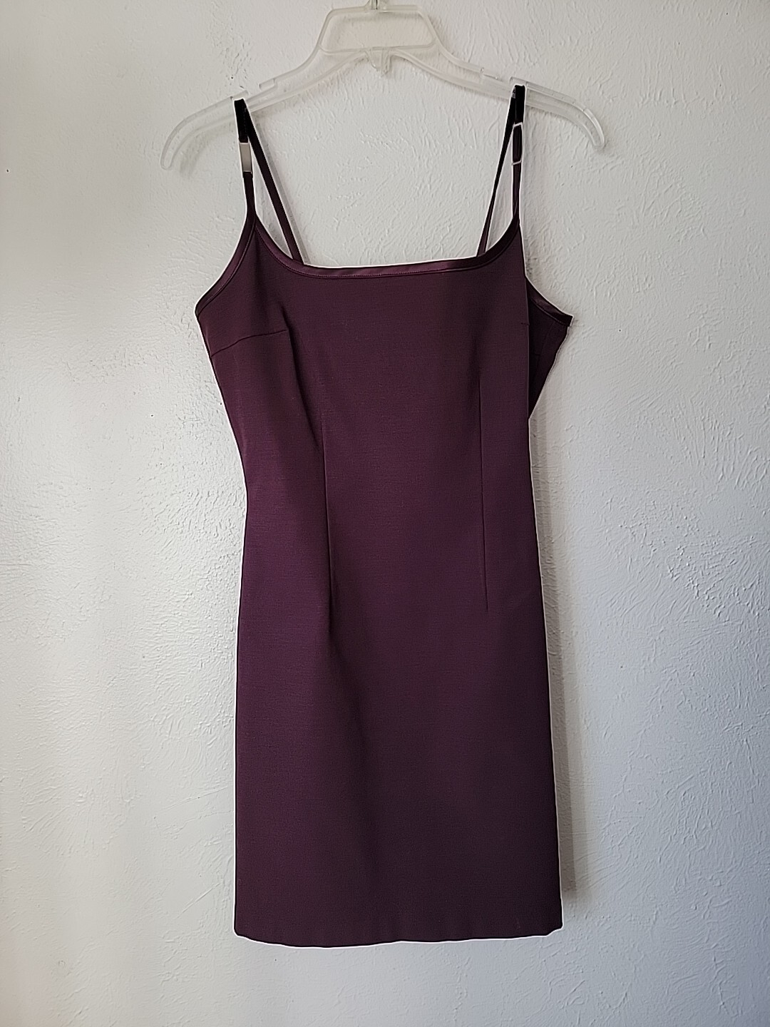 Maria Nero Blanco Y2k Mini Dress Purple Spaghetti Strap Scuba Large Runs Small