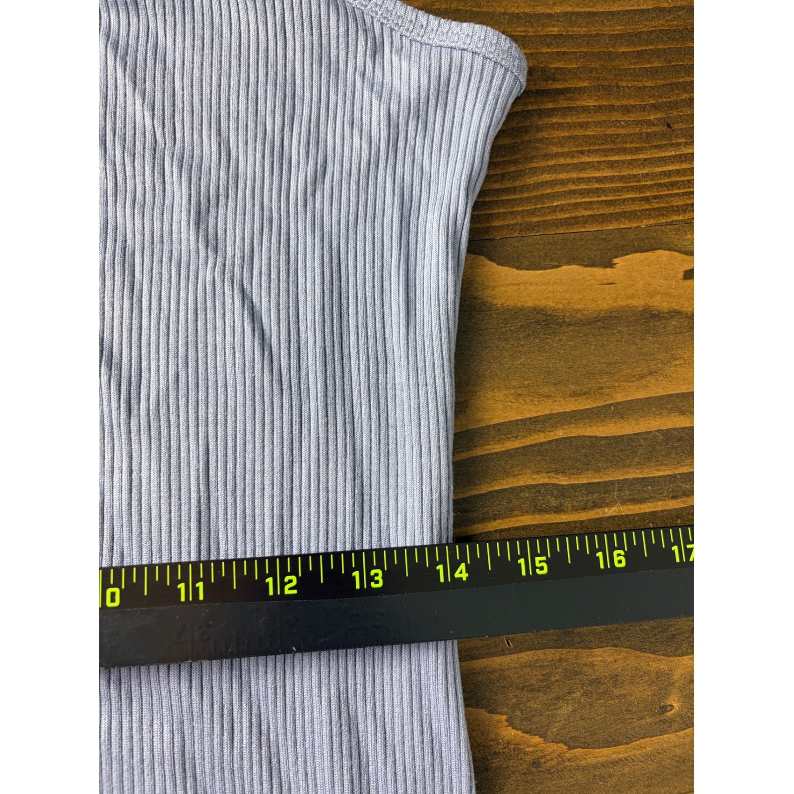 Beyond Yoga Formation Tank Dress Womens L Periwinkle Blue Ribbed Side Slit
