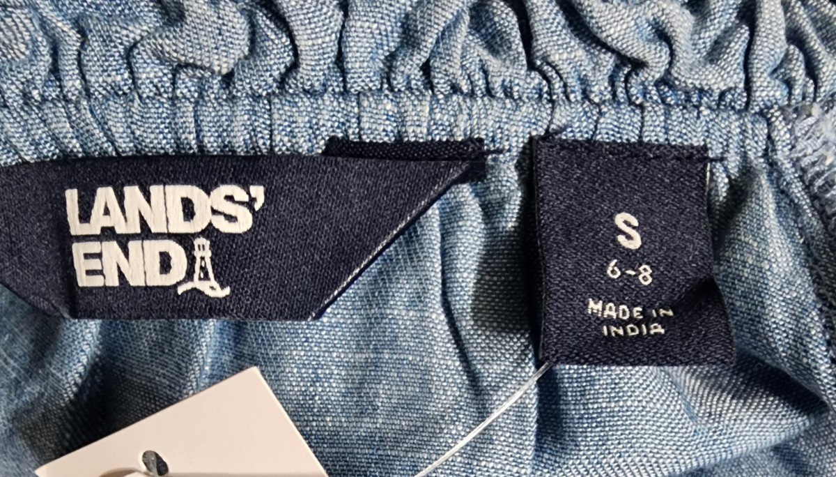 Land’s End Womens Shift Dress Blue Chambray XS, S, M, L, XL, NWT SHIPS FREE