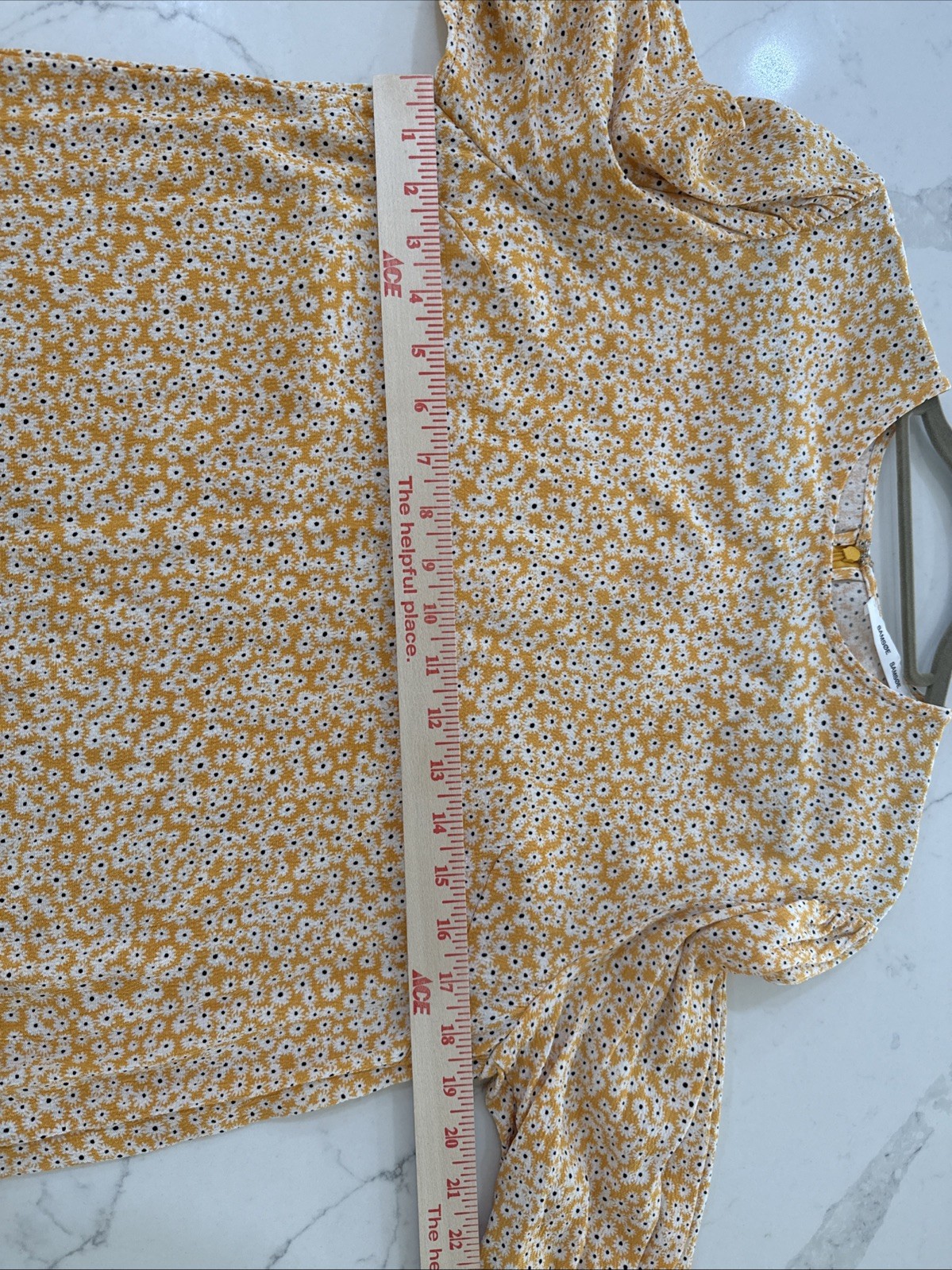 Samsoe Samsoe Women’s Dress Golden Aster M Yellow Floral Boho Casual Cottagecore