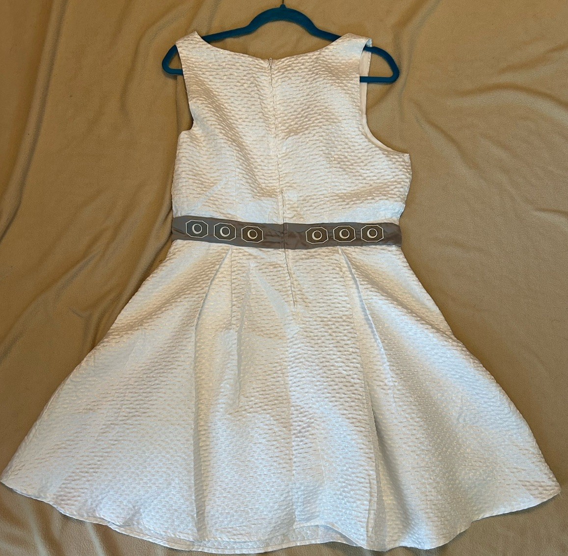 Her Universe Star Wars White Leia Fit & Flare Dress XL Sleeveless NEW With Tags