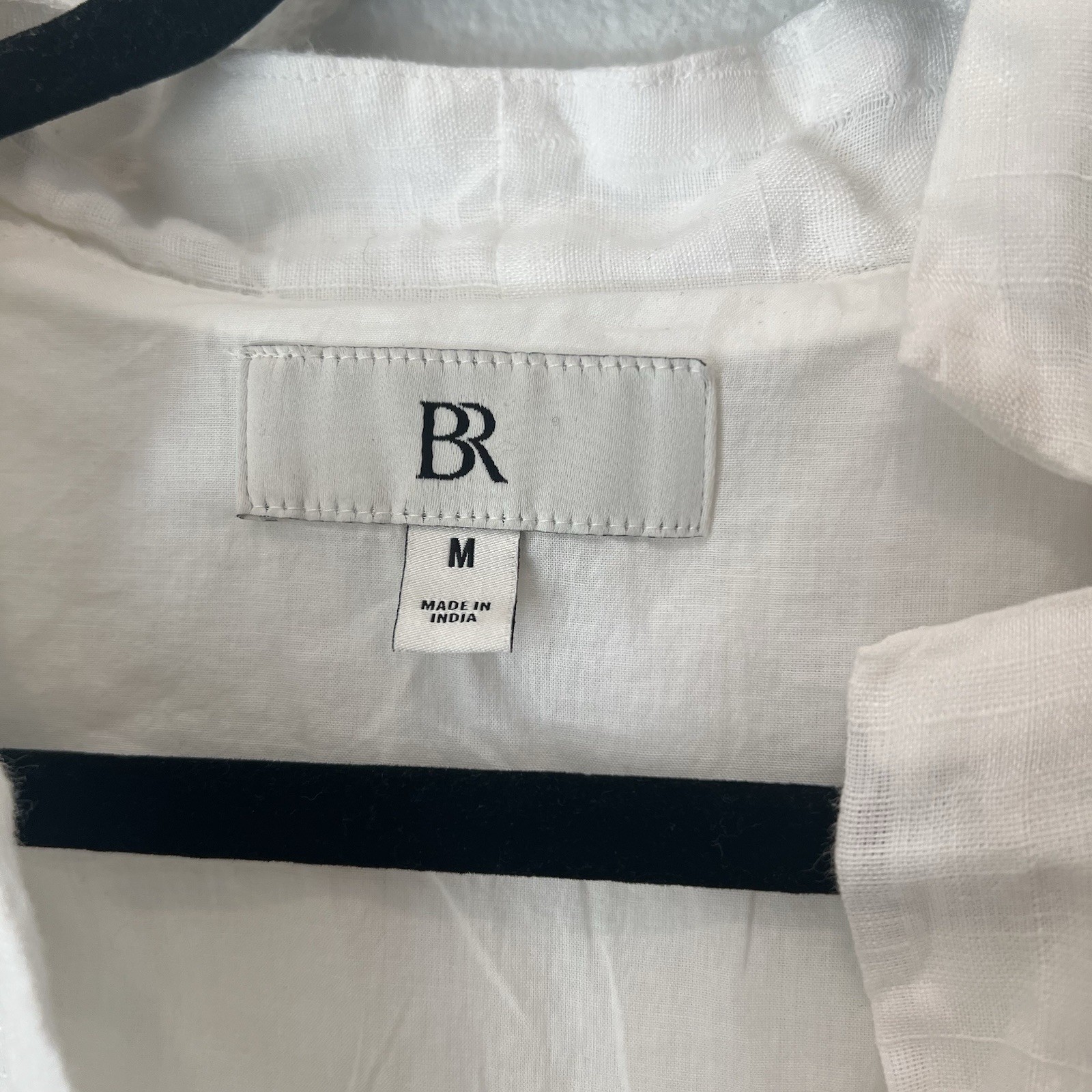 NWT Banana Republic RT$150 White Laurel Linen-Cotton Blend Utility Shift Dress M