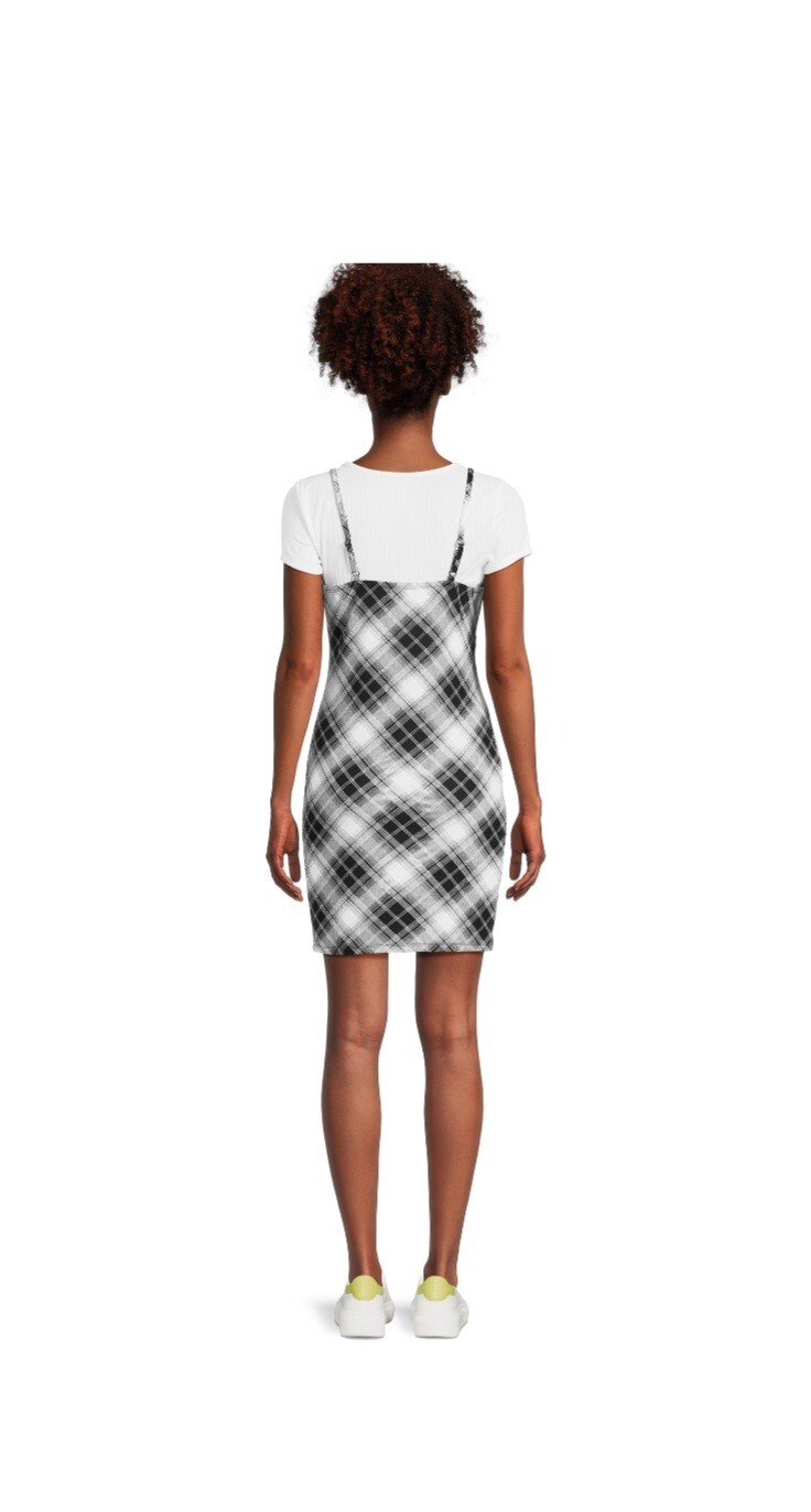 No Boundaries Juniors Twofer Dress – Black – Multiple Sizes – Brand New
