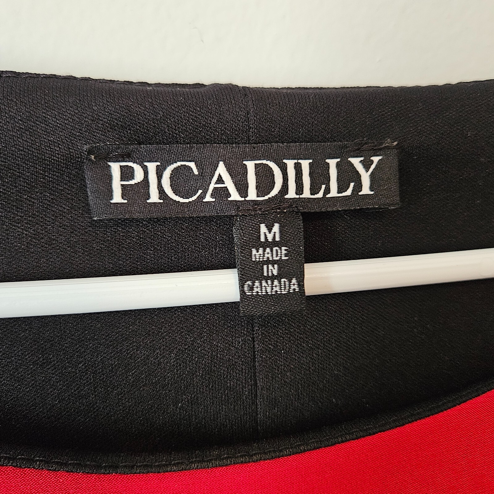 Picadilly Dress Stretch Multicolor Faux Leather Medium