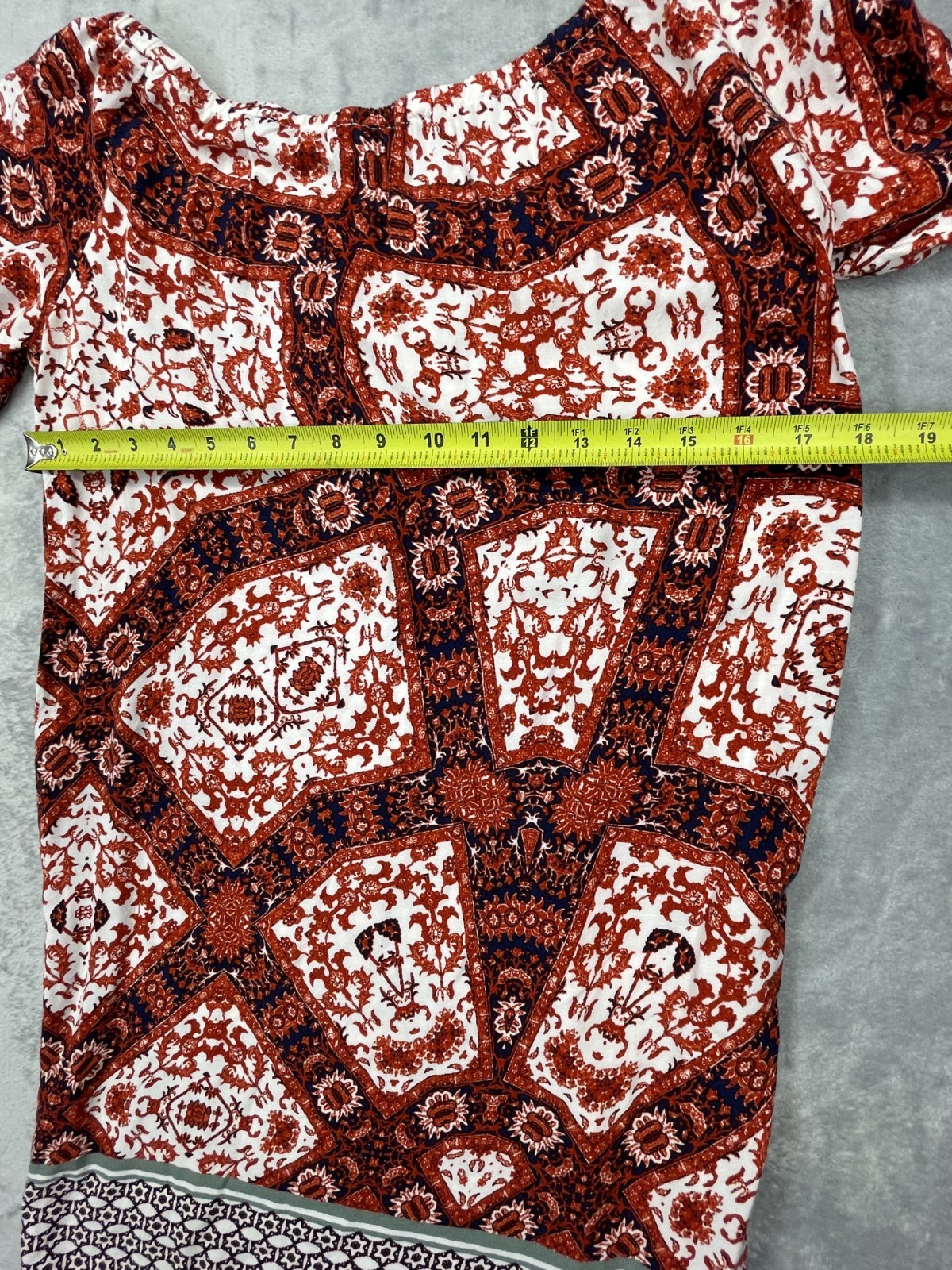 Boho Small 3/4 Sleeves Dress.
