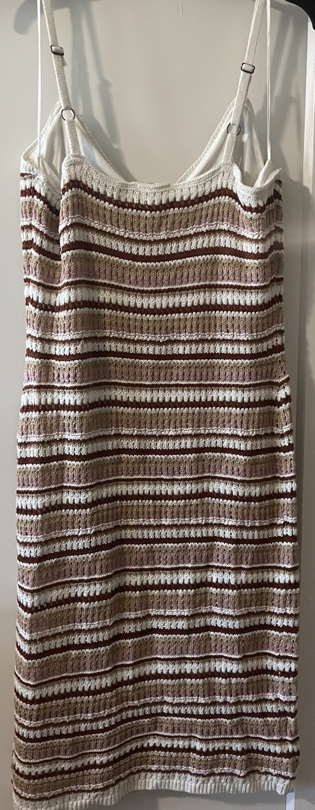 NWT Olive & Oak Knit Halter Boho Lined Dress Womens Sz XL