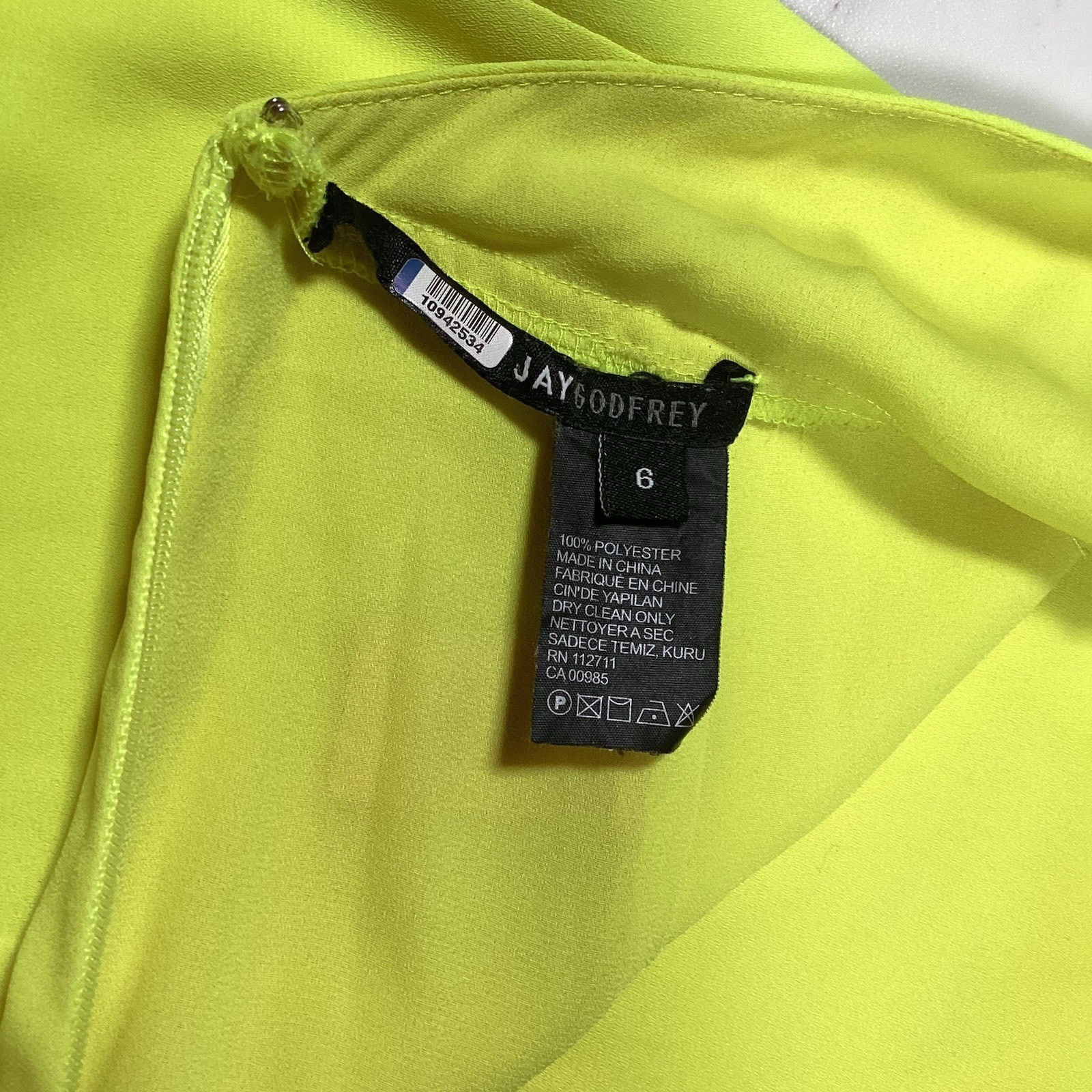 Jay Godfrey Neon Yellow Turner Maxi Gown — 6 Chartreuse Summer Wedding Guest