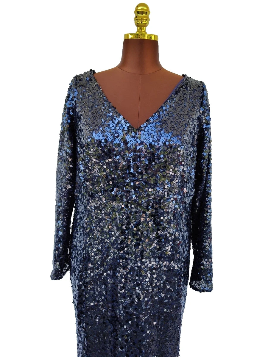 ✨MARINA RINALDI Long Embroidered Dress Plus Size MR 25= IT54, DE46, FR50, GB20