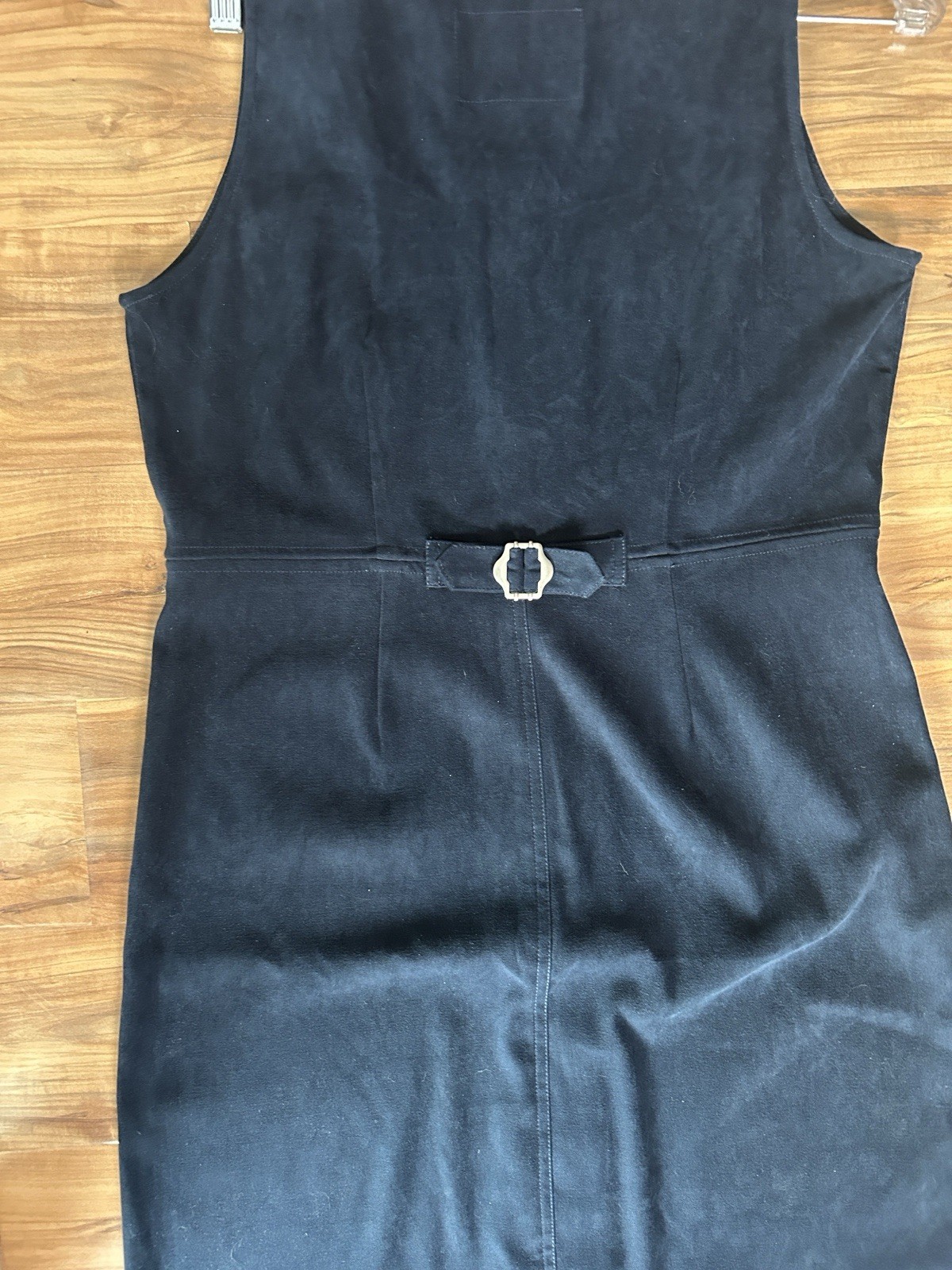 90s Normcore Sleeveless Button Front Long Dress
