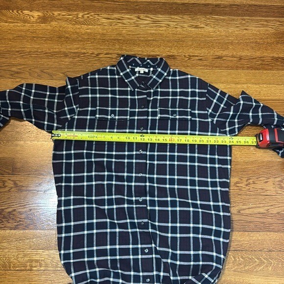 Barbour Women’s Millcross Dress Java Check Size 4 Long Sleeve Organic Cotton