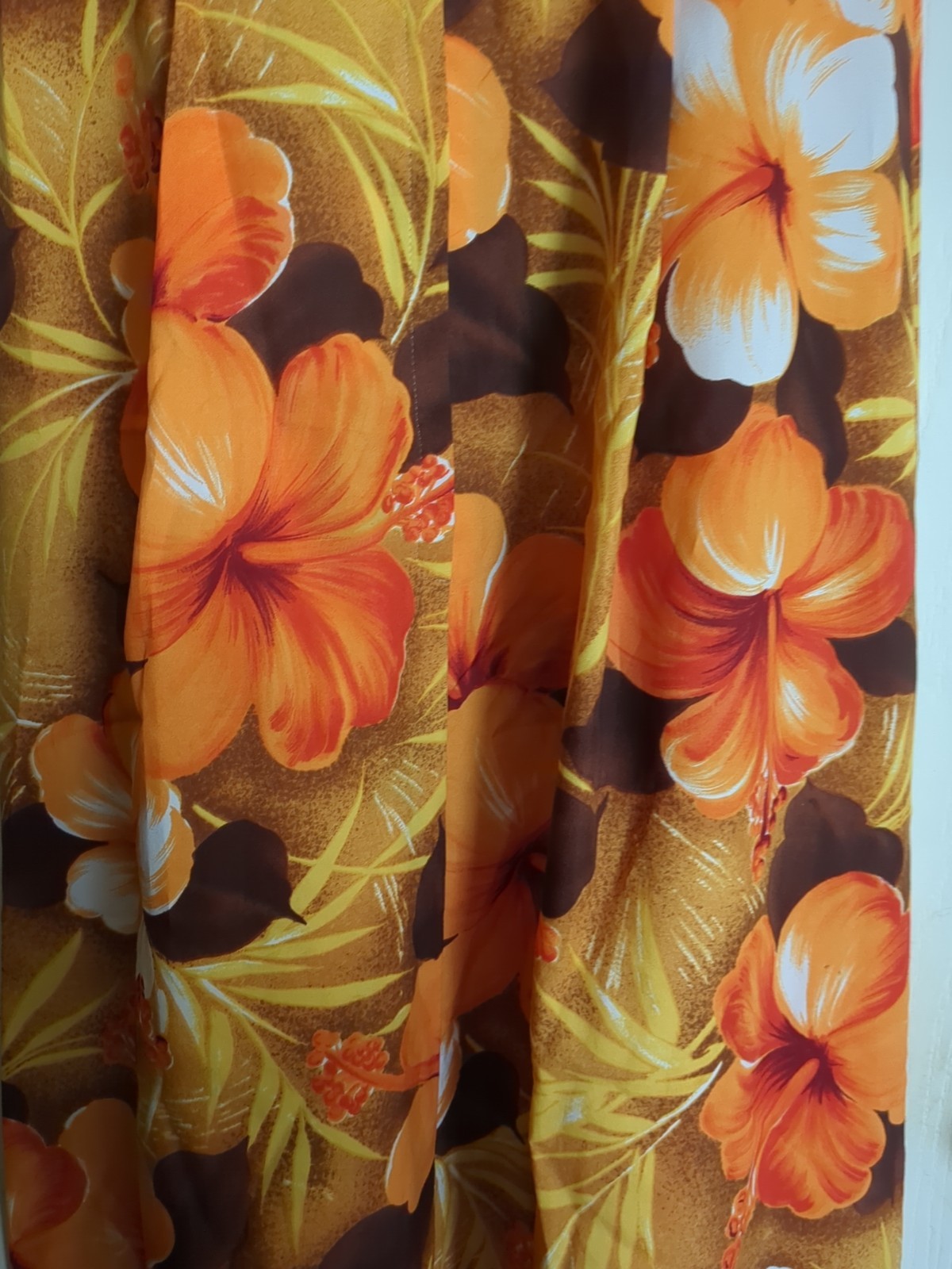 Vintage 1970s Royal Hawaiian Dress Size 8 Medium Aloha Tiki