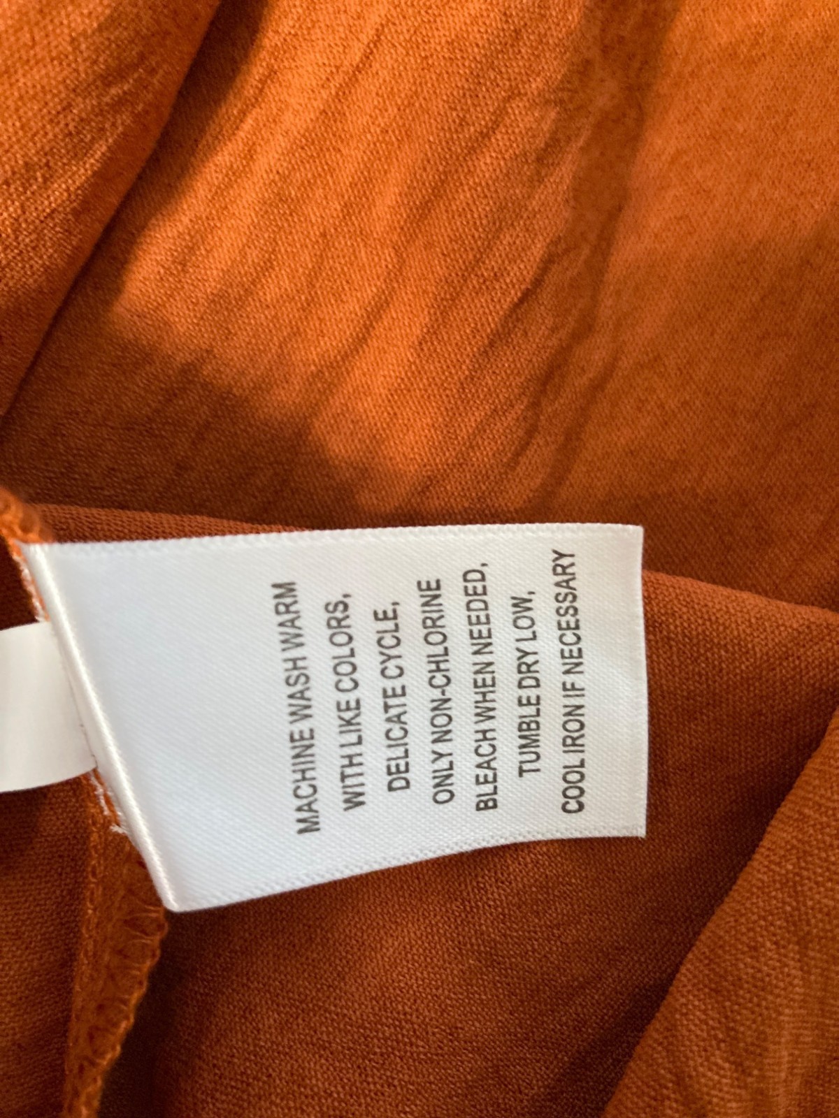 Ophelia Roe Button Front Belted Cinnamon Shirt Dress With Pockets Size Varies