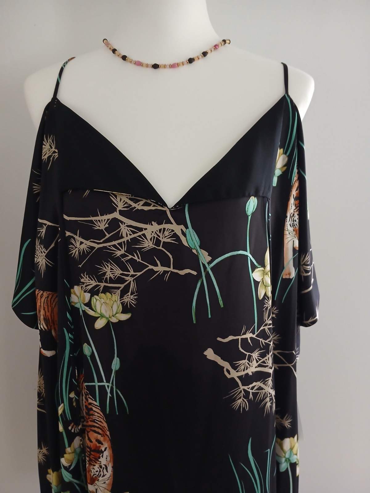 Nicole Miller New Beautiful Leopard Print Dress Size 14