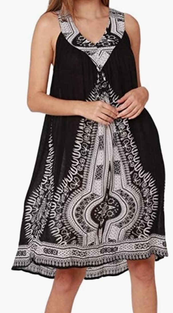 Ladies OS Sun Dress Beach Cover Up Blue Green Black Gray Purple Lightweight