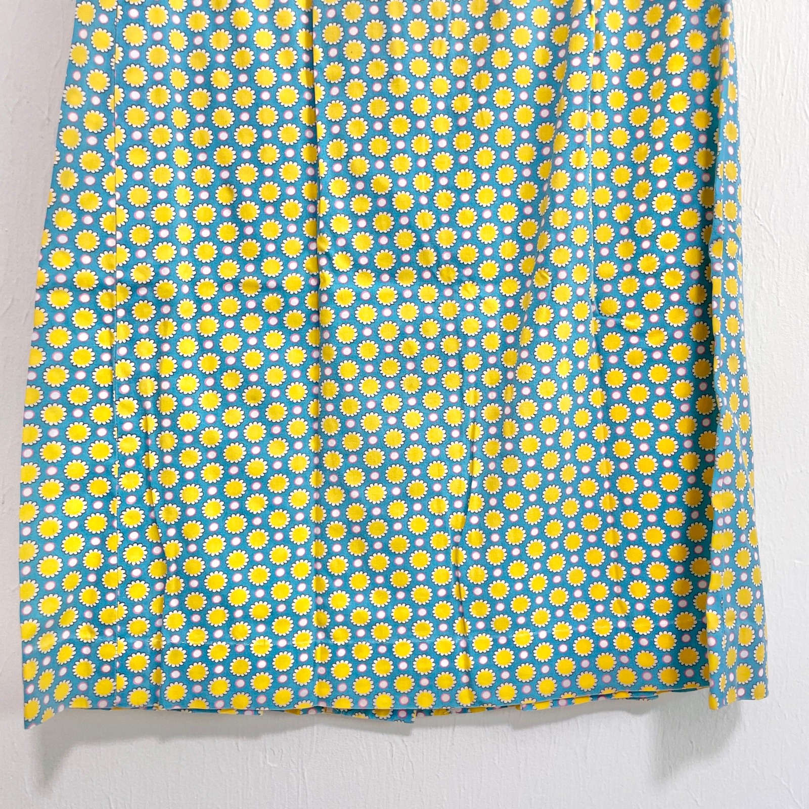 Womens 60s 70s Short Sleeve Mini Shift Dress Retro Mod Floral Twee Colorful Boxy