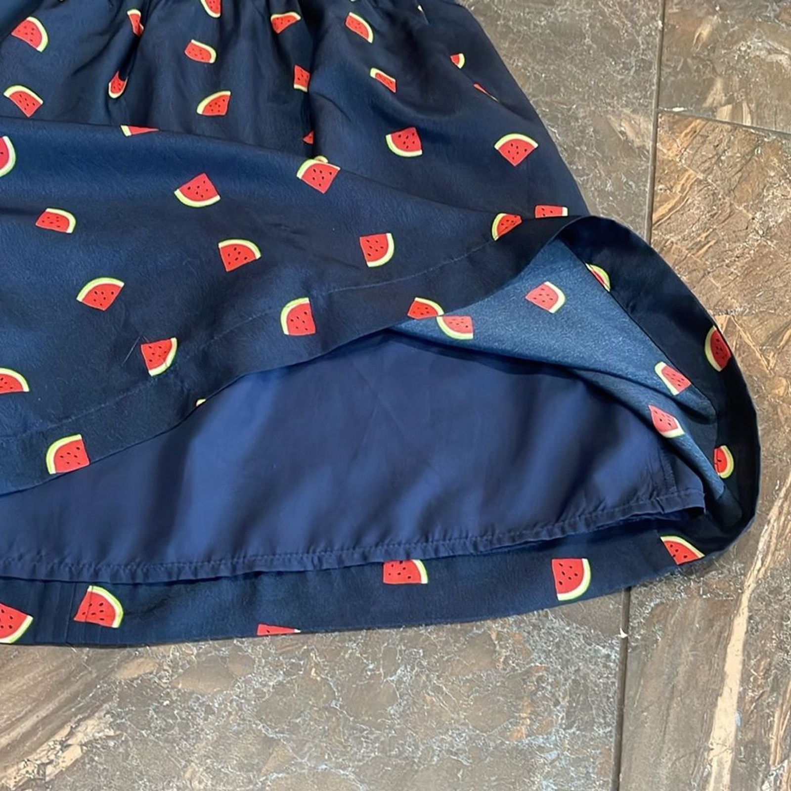 J.Crew Factory printed watermelon cami dress size 00 br br See picture for tear