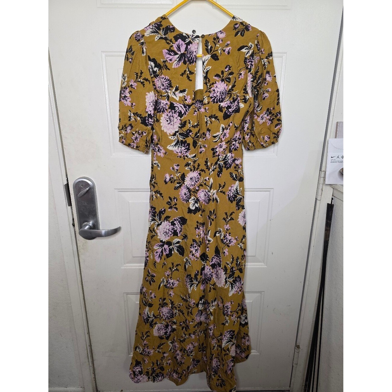 Anthropologie Maeve Floral Maxi Flowy Hi Lo Dress Size 6