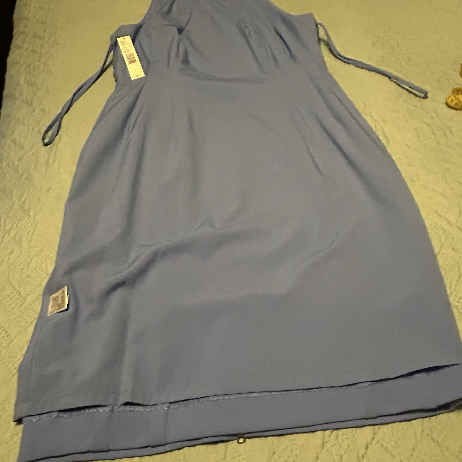 Antonio Melani Sleeveless Blue Turtle Neck Back Zipper Dress Size 4