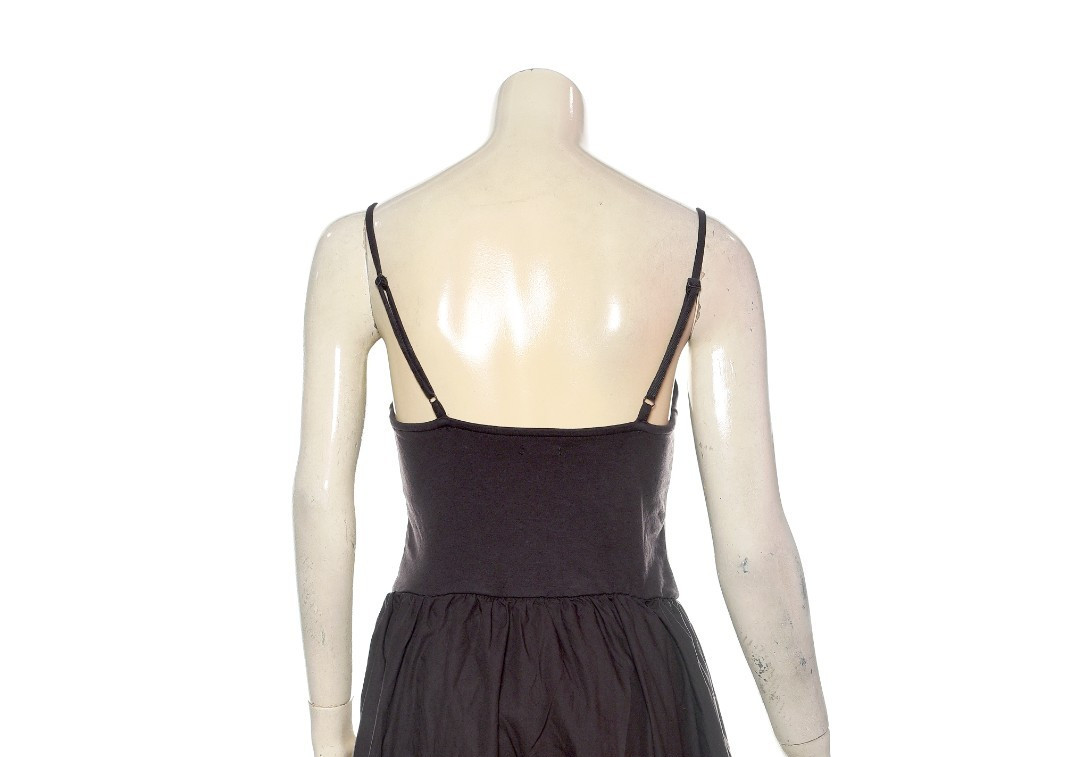 Urban Outfitters Kimchi Blue Eden Hybrid Puffball Dress S P Brown Midi NEW 44036