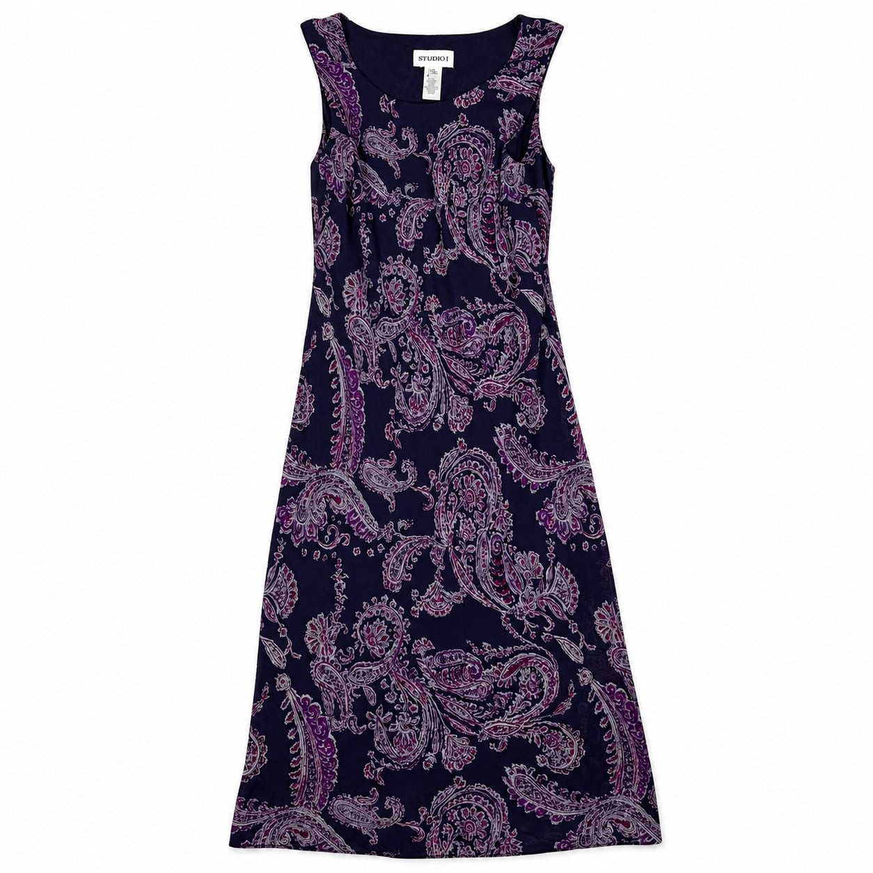 Y2K Studio I Women’s Sleeveless Paisley Print Maxi Dress