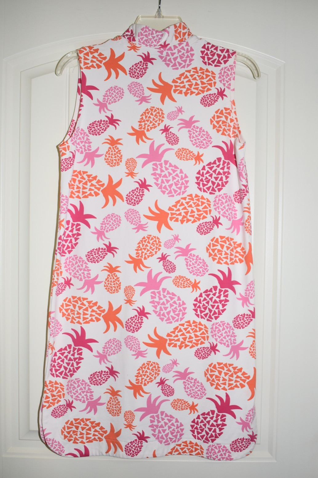 SAILOR SAILOR BY JUST MADRAS PINK, ORANGE & WHITE SHEATH DRESS SIZE S $189