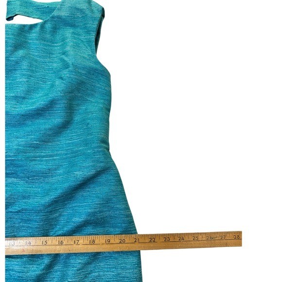 Vintage 60s Aqua Blue Dress Suit Jacket Set w/ Beaded Handbag classic retro teal
