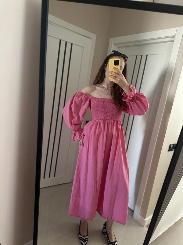 Women’s dress pink cotton 36/S/44
