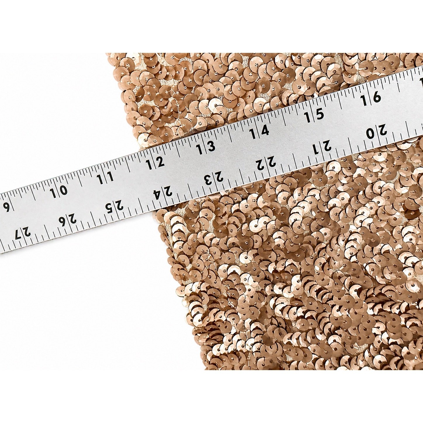 PrettyGuide Rose Gold Sequin Mini Dress Small Y2K Glam Birthday Cocktail V Neck