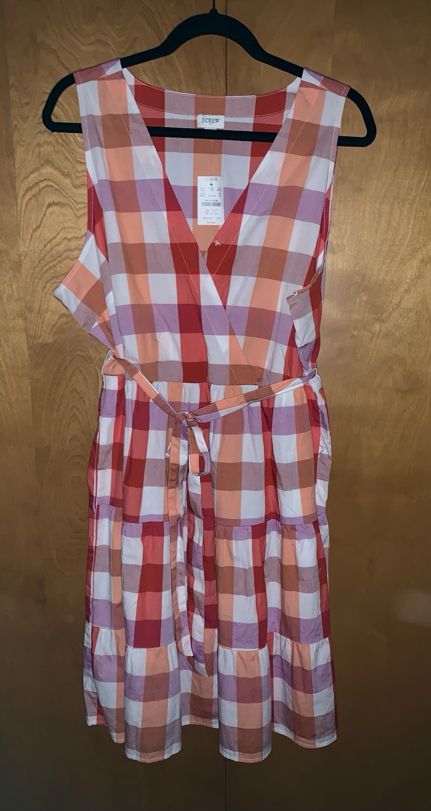 J.CREW Women’s Sleeveless Sun Dress Plus Size 20 Pastel Colors NWT