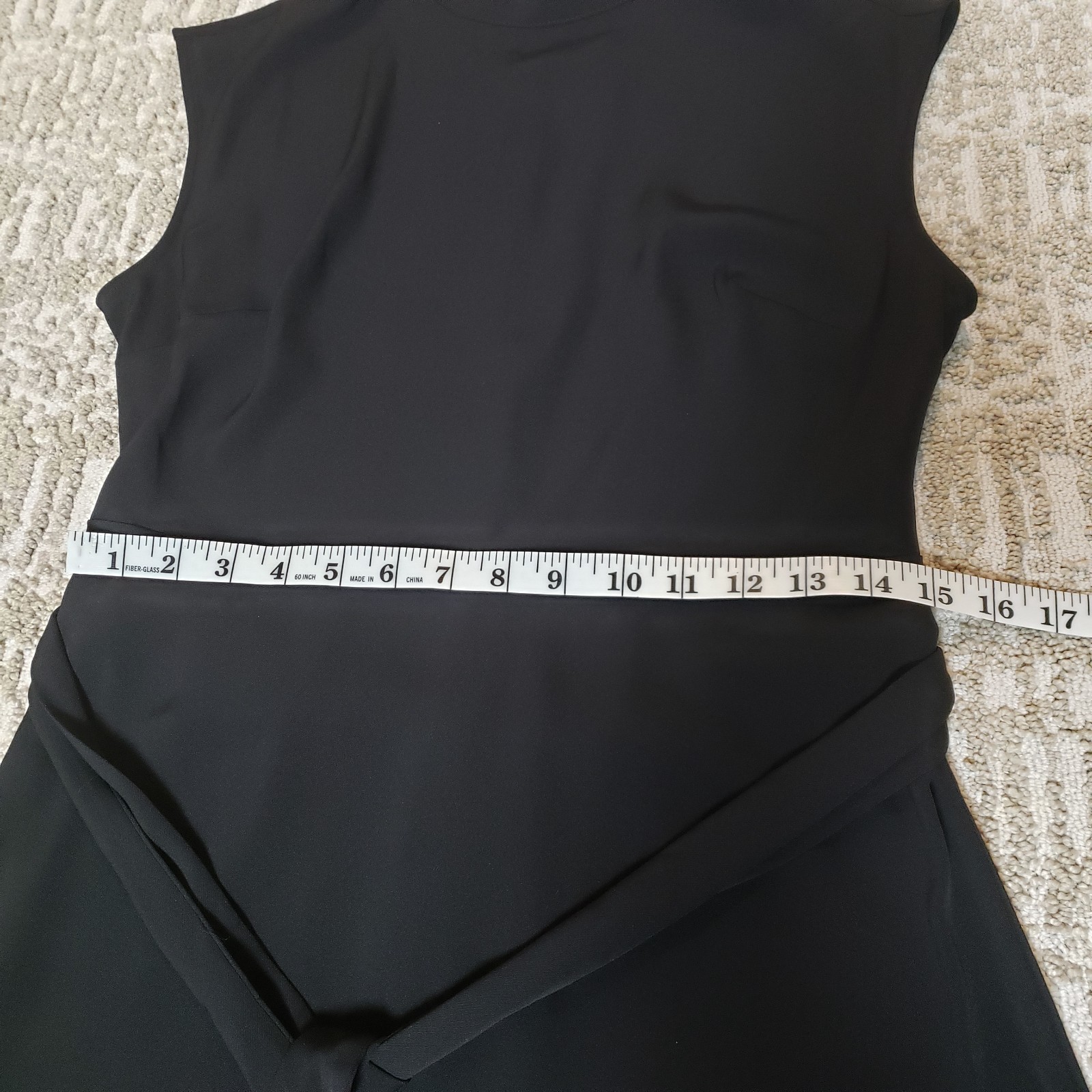 Express Black Mock Neck Midi Fit & Flare Sleeveless Back Zip Closure Small NWT