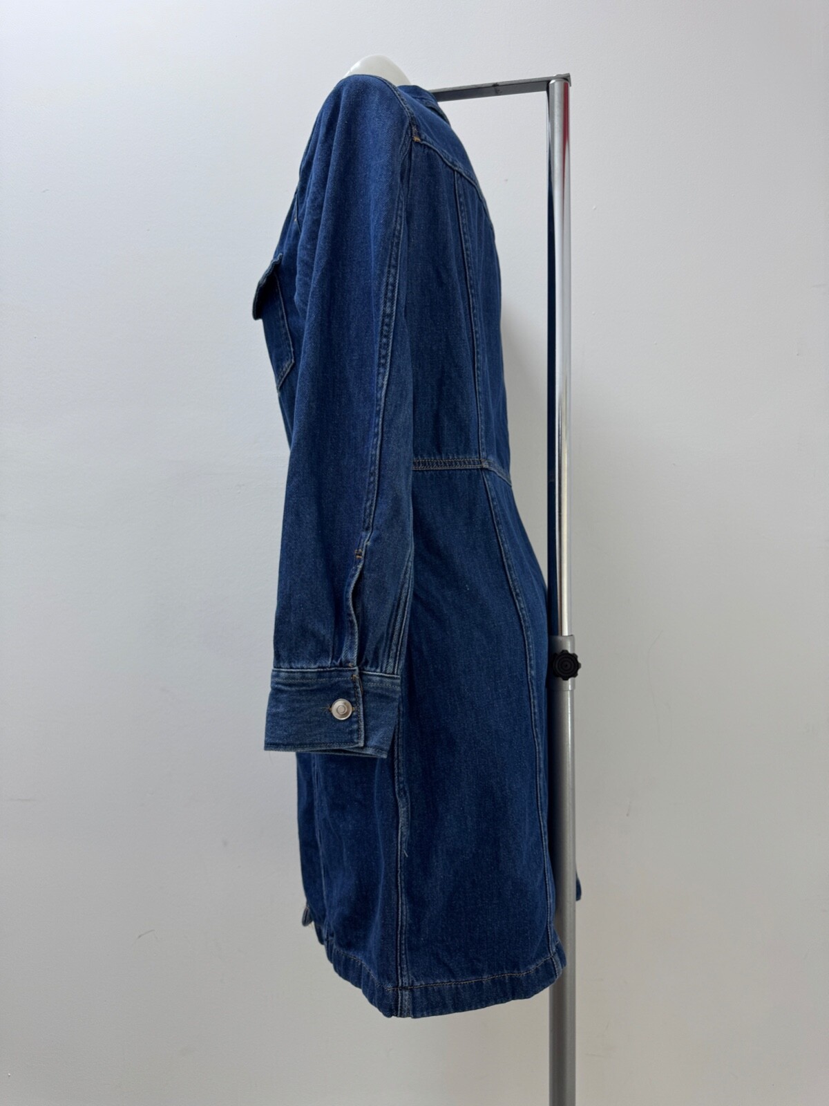 Ladies New Gap Denim Dress With Pockets In 3 colours Size XS S M L XL