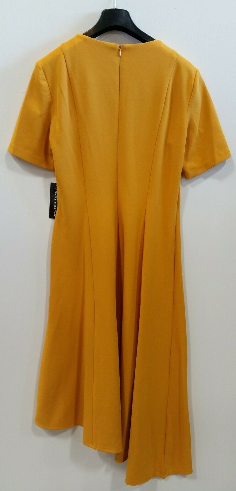 Donna Morgan Women’s “Butternut” Stretch Crepe Asymmetric Hem sz 6