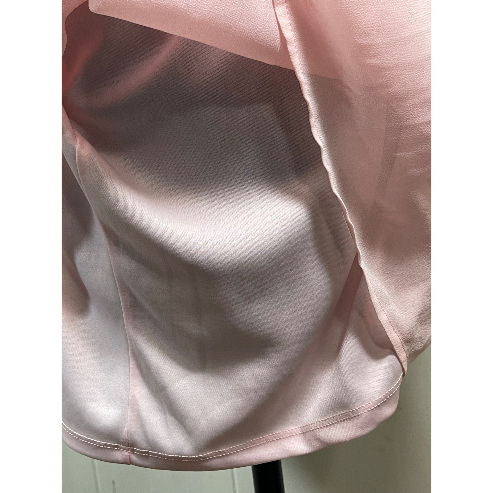 As U Wish Blush Pink Lace Cold Shoulder Shift Dress Med cottagecore romantic