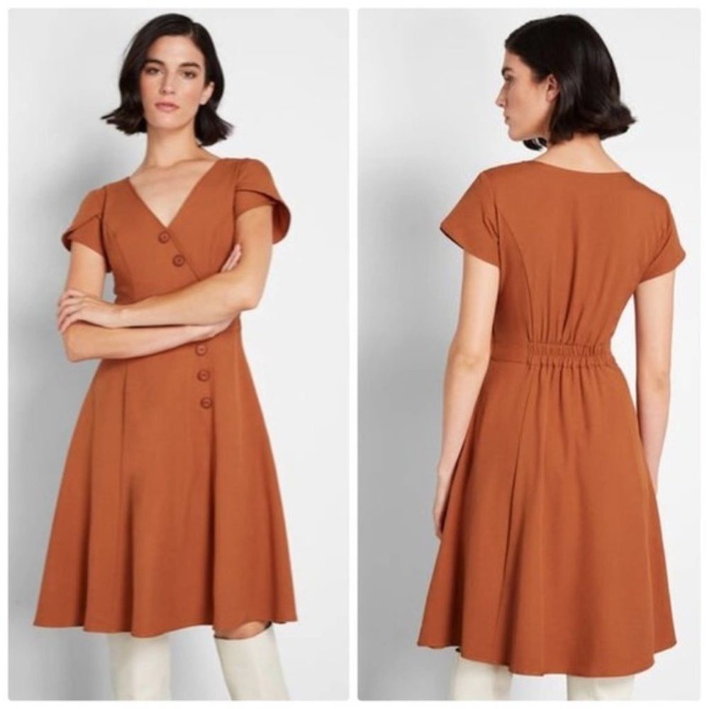 Modcloth Sentimental Special Retro Dress