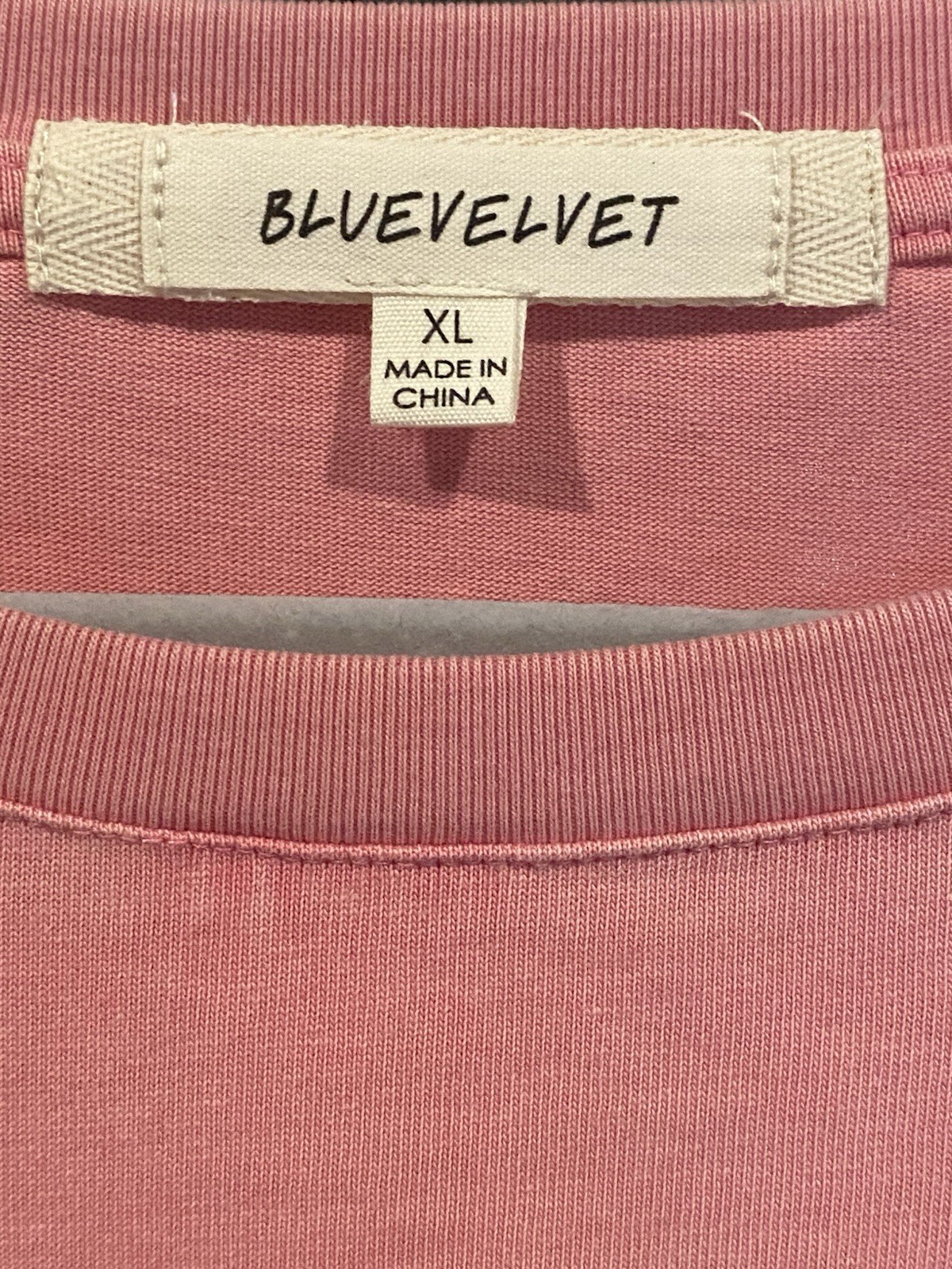 Blue Velvet Clothing Pink Leopard Cheetah T Shirt Dress Womens Size XL NWT