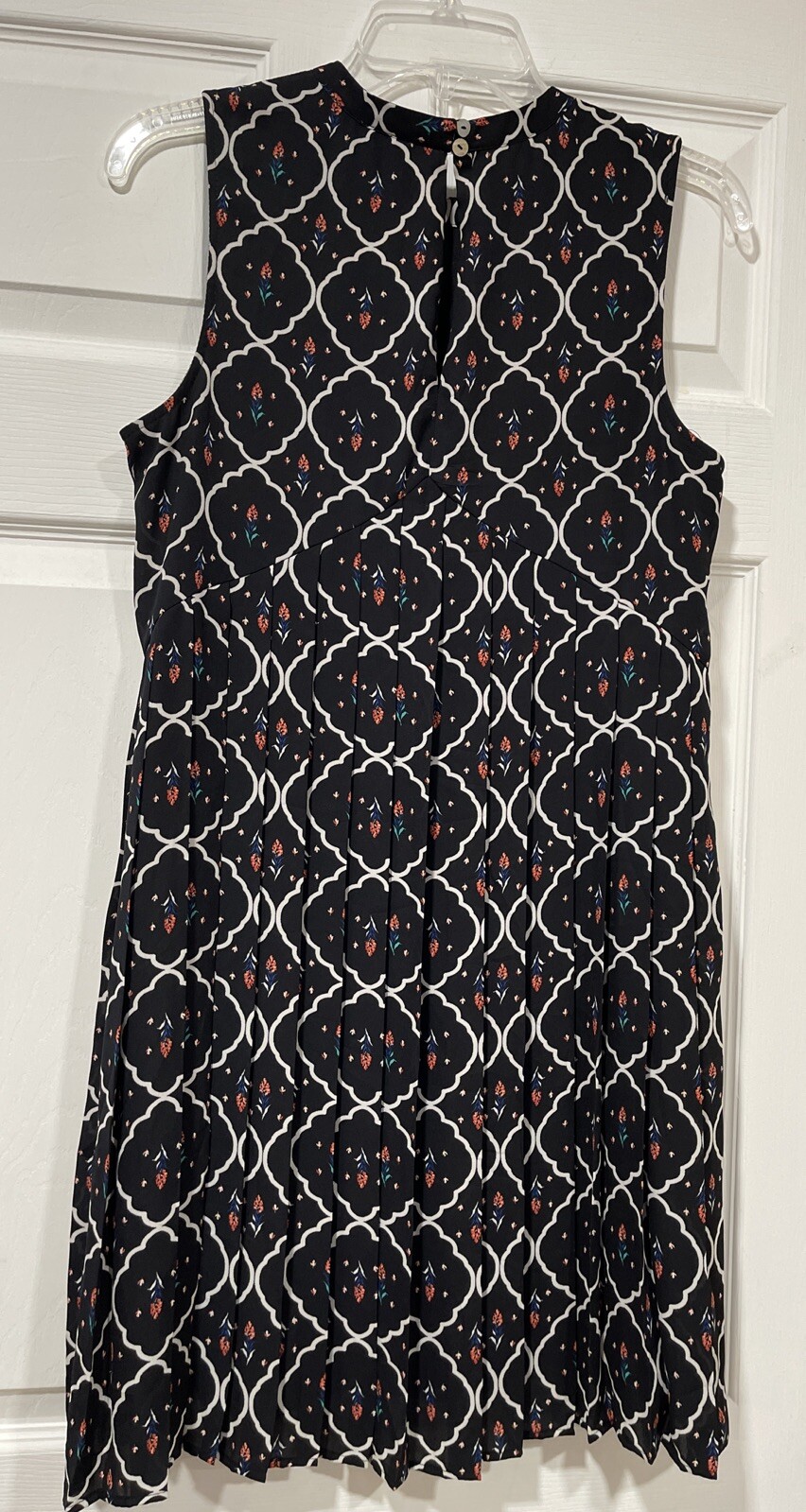 DR2 Daniel Rain Women’s Dress Lined Sleeveless Black Floral Size S
