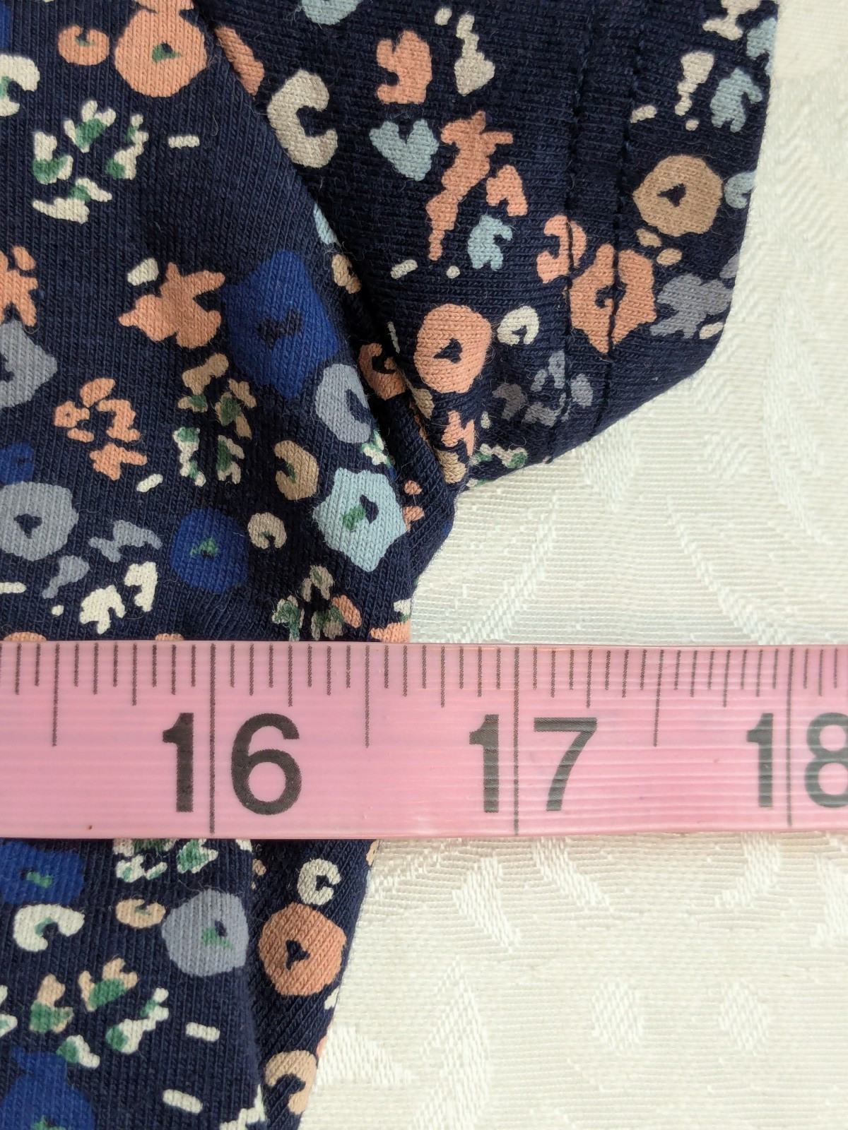 Isabel Maternity by Ingrid & Isabel Blue Floral Short Sleeve Midi Dress L NWT