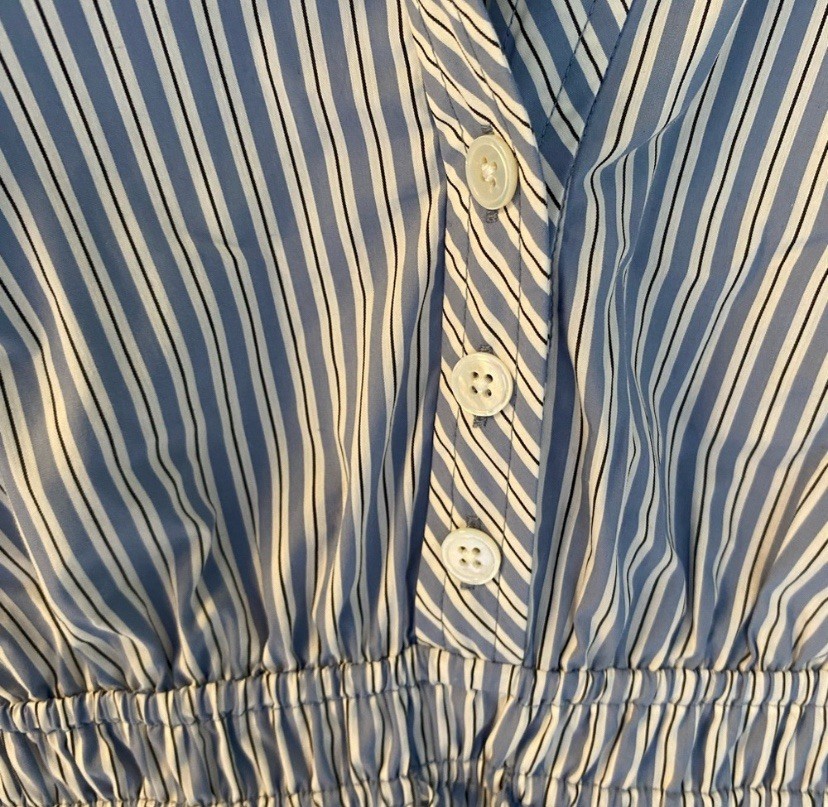 NWOT Veronica Beard Susan Striped Mini Dress In Blue Multi Size 2