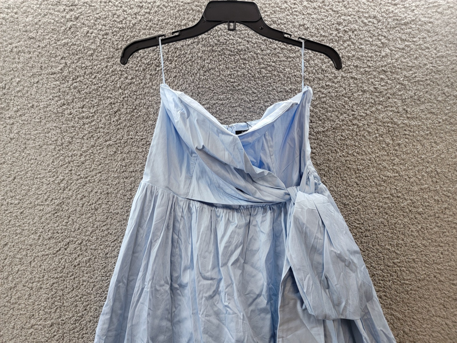 French Connection Florida Summer Dress Women’s 8 Cashmere Blue Back Zip Closure