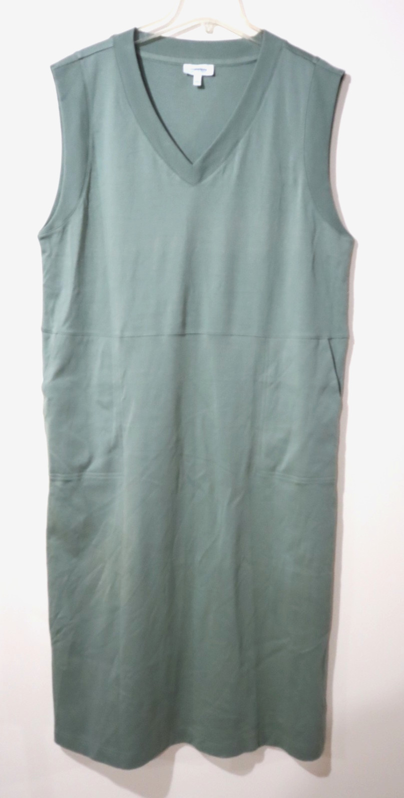 HAVEN WELL WITHIN Womens $98 Organic Cotton Interlock V-Neck Dress size XL