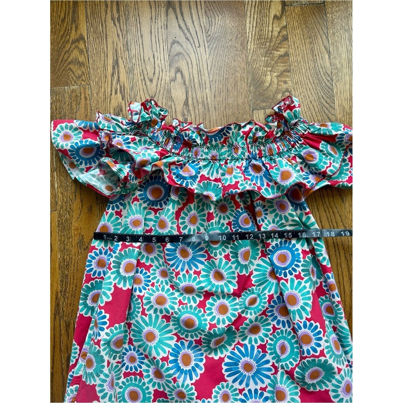 La DoubleJ Breakfast Crazy Daisy Maxi Dress Size M