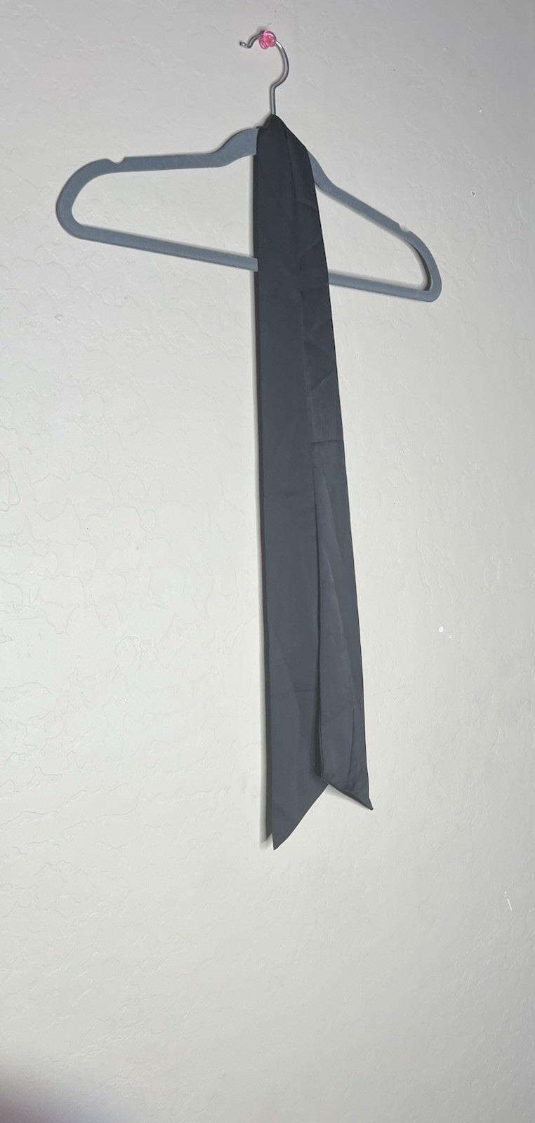 Atelier de LaHang Black Cowl Neck Short Sleeve Knee Length Tie Dress XXL